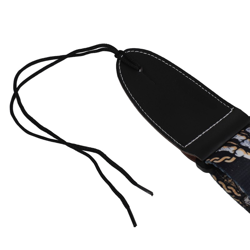 Guitar Strap Cool Skeleton Design Adjustable 2 Inches Wide Polyester
