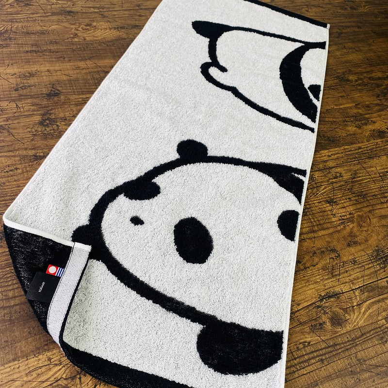 Kainoon Imabari Towel, Panda Face Towel, Panda Panda Panda, 13.4