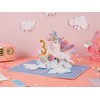Liif Unicorn Happy 3rd Birthday Card, Pop Up Birthday Card