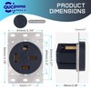 QUCpona 8460 5760 NEMA 15-60R 60 Amp 3 Phase 250V
