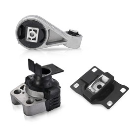 ENA Motor Engine Mount and Trans Mount Set of 3 Compatible with Ford 2005 2006 2007 Focus 2.0L L4 Auto Trans Replacement for A5312 A2939 A2986