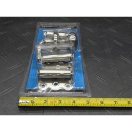 Wright Products Vinyl Satin Nickel Screen Door Kit Outside Mount V321SN