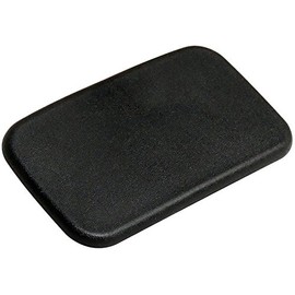 Rukse License Plate Relocation Plate Covers OEM License Plate Holes When Plate is Relocated. Rear License Plate Delete Plate fits Wrangler JK 2007-2018