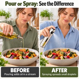 BBQ Baking Olive Oil Spray Bottle 304 Stainless Steel Oil Spray Bottle Vinegar Spray Bottles BQ Sprayer Seasoning Bottle Kitche
