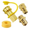 𝐌𝐄𝐍𝐒𝐈 𝟑/𝟒" Female and Male Solid Brass Dual Fuel Generator