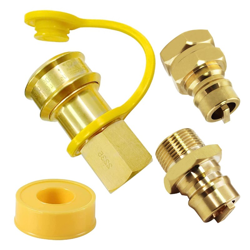 𝐌𝐄𝐍𝐒𝐈 𝟑/𝟒" Female and Male Solid Brass Dual Fuel Generator
