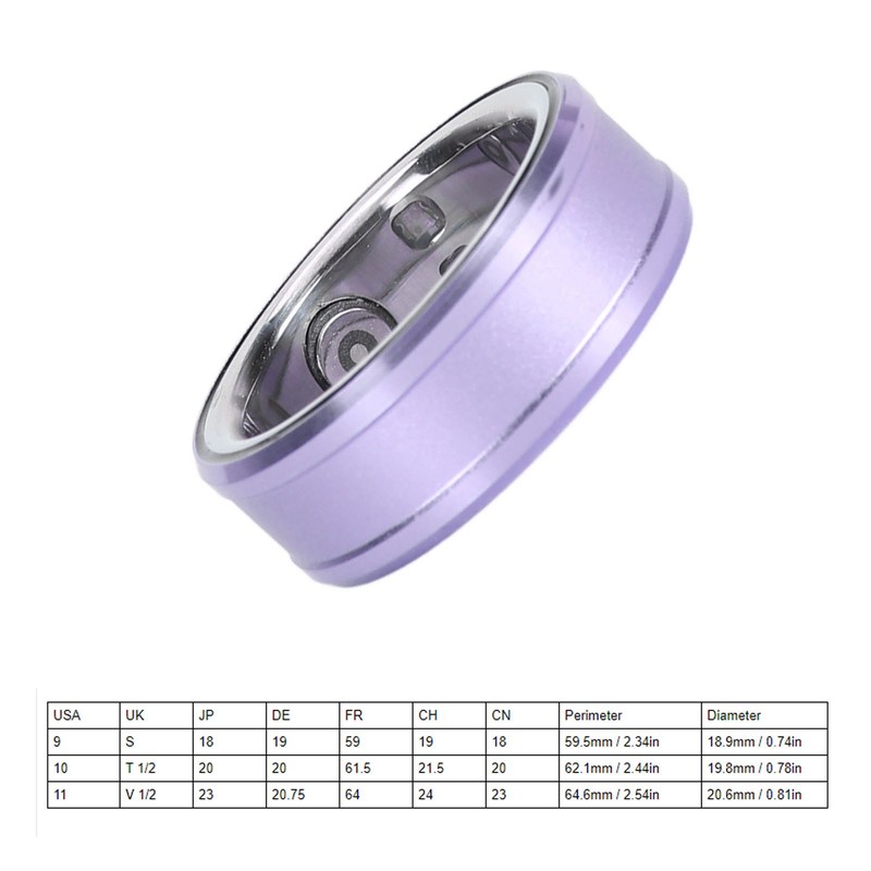 Smart Ring IP68 Waterproof Health Tracker Sleep Monitoring Bluetooth Fitness