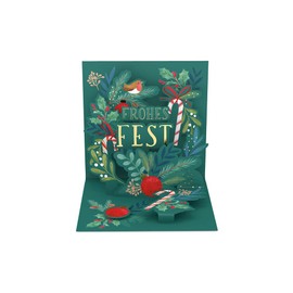Graphic Workshop Pretty Pop-Up Card Three-Dimensional Christmas Happy Festival