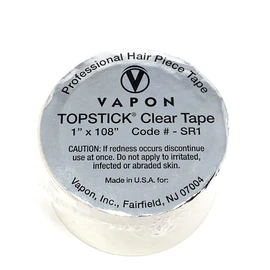 Vapon Double Sided Medical Grade Adhesive Tape Roll, 1 Inches x 108 Inches-Clear