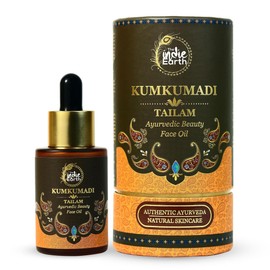 The Indie Earth Kumkumadi Tailam 30 ml | An Ayurvedic Beauty Face Oil | Miraculous Beauty Night Serum for Brighter, Glowing & Younger Looking Skin with Turmeric, Saffron & Indian Lotus
