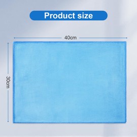 HOTUT Kitchen Towels, Pack of 8 Microfibre Glass Polishing Cloths, Microfibre Cleaning Cloths, Extremely Absorbent Kitchen Towels, Soft Window Cloth, Streak-Free, for Kitchen, Bathroom, Window, 30 x