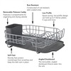 KitchenAid Low Profile Carbon Steel Dishrack, one size, Charcoal