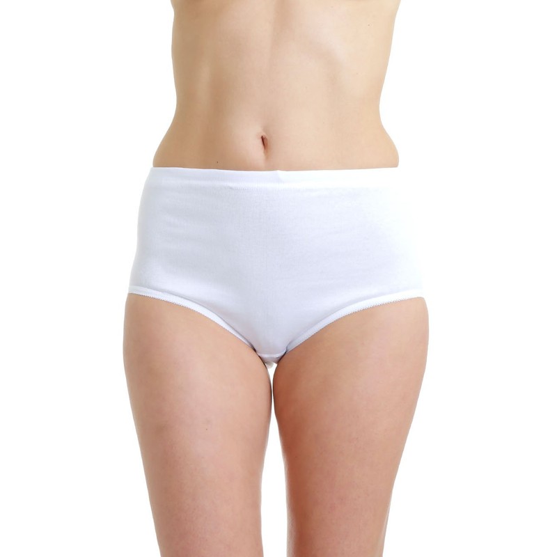 LisaModa Women's Waist Briefs Pack of 6 Seamless Stretch Cotton,