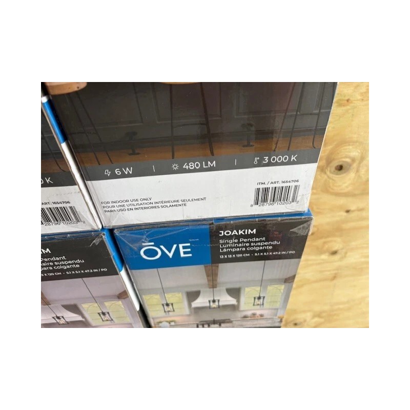 OLE OVE Joakim set of 3 single Pendant 1654706 (Black)