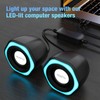 HEANTTV Computer Speaker, Mini Speaker with Stereo USB Powered 3.5