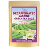 TeeLux Decaf Jasmine Green Tea Bags, Decaffeinated Jasmine Scented Green