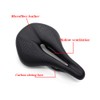QIKU Super Lightweight Carbon Fibre Saddle 3K Cushion Black (240-143)