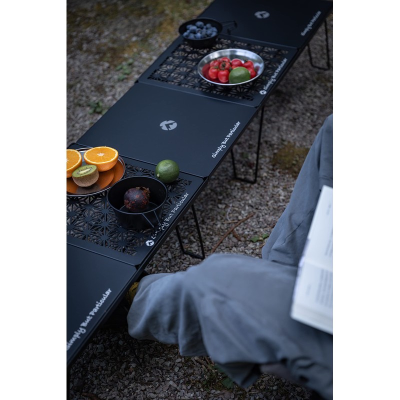 CAMPING MOON T-2309C+T-2309BK Field Rack Connecting Top Plate, Half Aluminum
