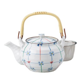 Flower Lattice No. 4 Earthenware Bottle (with tea strainer) 468-44-533