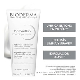 Bioderma Pigmentbio Foaming Cream Limpiador Exfoliante 200ml