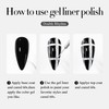 Double Rhythm 15 Ml Metallic Gel Liner Nail Art Gel