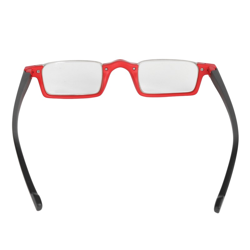 Half Rim Reading Glasses High Definition Spring Hinge Fashionable Rectangular