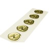 東和マーク(Towamark) 封蝋風シール リボン 金色(ツヤあり) M SWA-MRGG020 20枚入