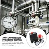SHINEOFI 1 Set Air Compressor Switch with Pressure Control Valves