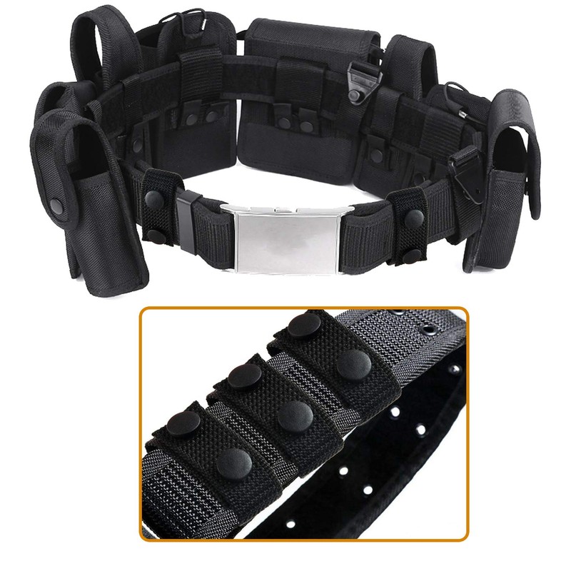 SANNIX 10pcs Duty Belt Keeper Nylon Tactical Keeper with Double
