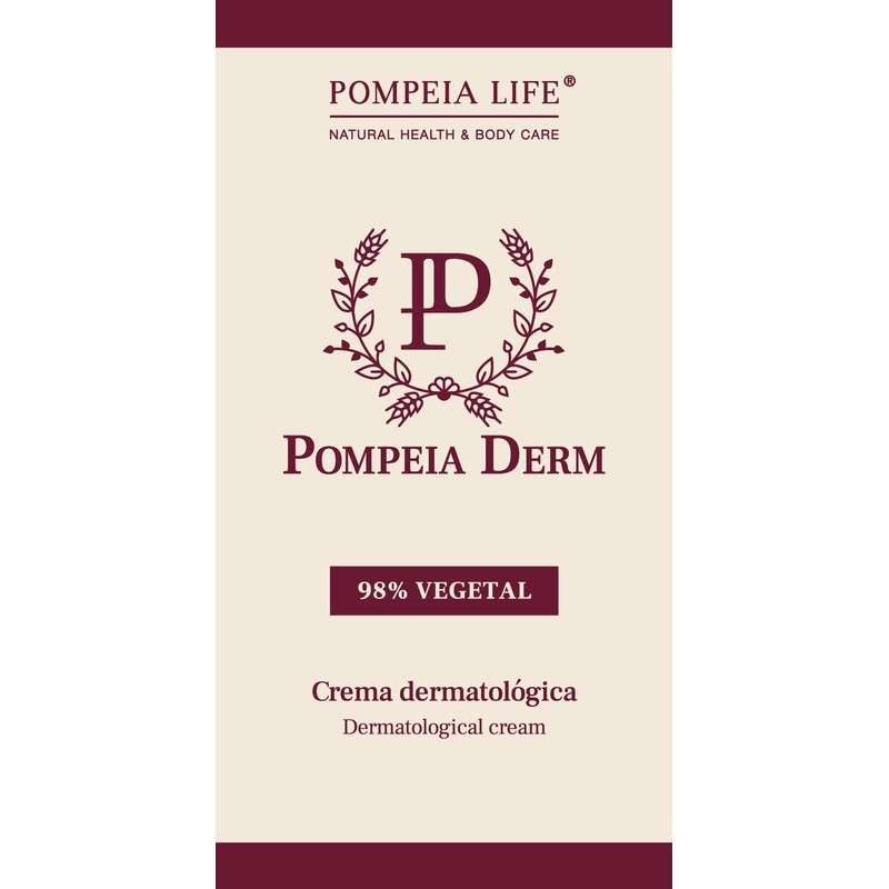 Pompeia Derm, dermatologische Creme 98% pflanzlich - 50 ml (Verbesserte
