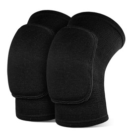 Volleyball Knee Pads 1 Pairs Soft Black Kneepads for Women Youth Girls, for Sports Dance Football Yoga Tennis Running Cycling Workout, Athletic Knee P