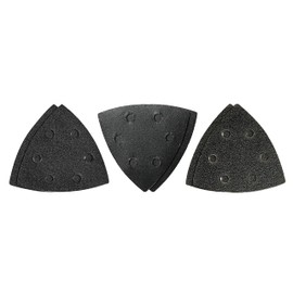 Arrow OSCTSD-1 Multipurpose Sanding Sheets Multipack for Oscillating Tools for Wood and Metal, 6-Piece Set Includes 60-Grit, 120-Grit, and 240-Grit Sandpaper, Universal, Fits Most Multitools