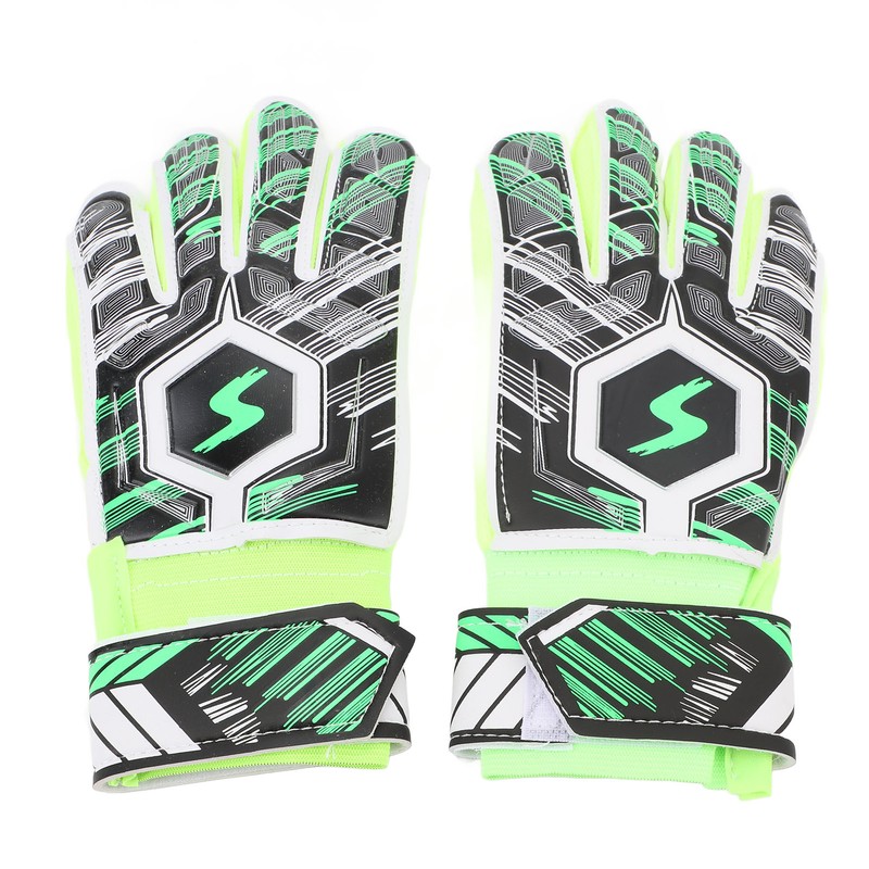 1 Pair Kids Soccer Gloves Latex Collision Resistance Football Goalkeeper