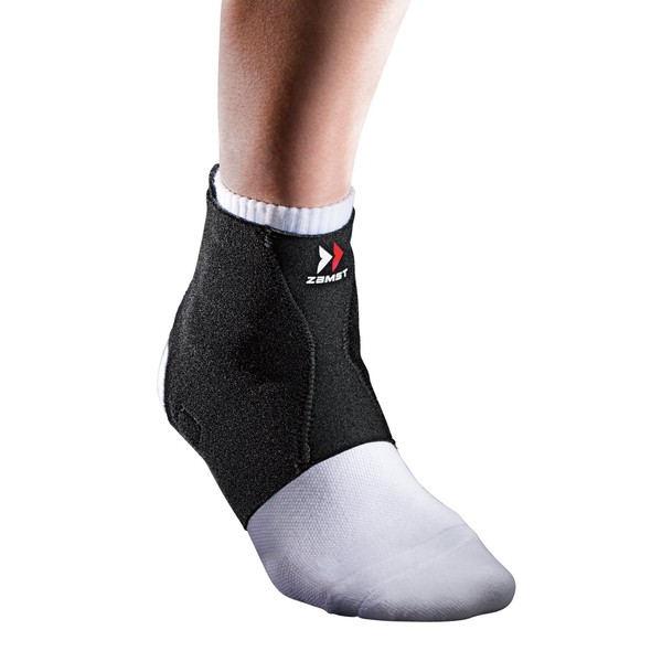 ZAMST FA-1 Ankle Support, Compatible with Both Left & Right Feet, For Basketball & Volleyball, Black