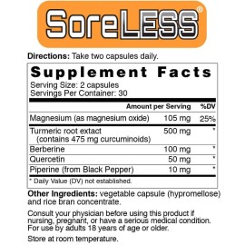 Dr. Jones SORE LESS - INFLAMATION SUPPORT - 60 capsules