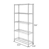 Unbranded NEW 5-Layer Shelf Storage Organizer Chrome Plated Iron 180*90*35cm
