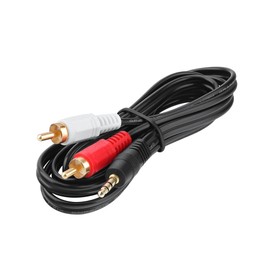 Tomatosd 3.5 mm to 2 RCA Stereo Cable Audio Cord Compatible with Bose 5 TV Soundbar Sound Home Theatre Bar System Solo5 & Companion 15 20 QC2 QC15 2 II 3 Series III PC Speakers Multimedia Speaker