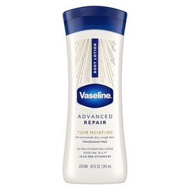 Vaseline Intensive Care Body Lotion, Advanced Repair Unscented, 10 oz