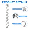 sourcing map 10Pcs Compression Spring, 5mm OD, 0.5mm Wire Size,