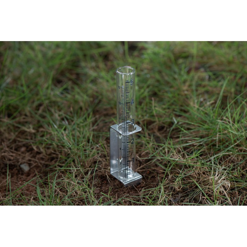Mateda 5" Capacity Rain Gauge with 2 in 1 Stainless