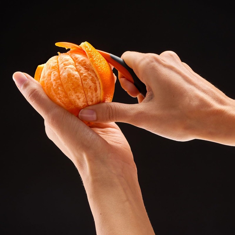 Lurch 510047 Orange Peeler with Nylon Blade for Easy Peeling