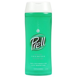 Prell Classic Clean Shampoo, Leaves Hair Healthy, Shiny and Full of Texture without Causing Dryness, Alcohol Free, 13.5 Fl Oz, Pack of 6