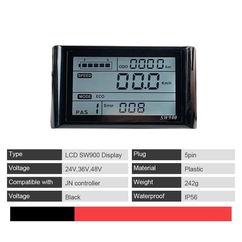 DcnrInsr 24V 36V 48V 500W 750W 9 Tubes Brushless 26A
