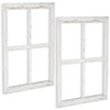 Ilyapa Window Frame Wall Decor 2 Pack - Large 18x22
