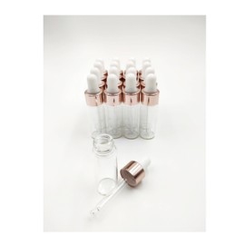 YYNGJCK 15Packs 1ml Sample Glass Dropper Bottles for Essential Oils, Mini Glass Vials Perfume Aromatherapy Cosmetic Liquid Containers With Glass Eye Dropper