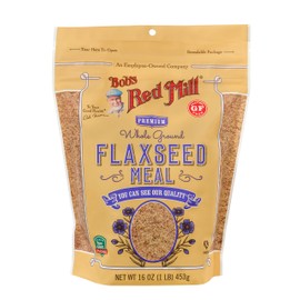 Bob's Red Mill Flaxseed Meal, 16oz (Pack of 1) - Gluten Free, Non GMO, Vegan, Paleo Friendly, Keto Friendly, Kosher