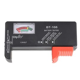 Comprobador de Batería, Probador Universal de Batería Digital LCD Botón AA/AAA / 9V / 1.5V Testador de Tensión BT-168 Probadores de Nivel de Vida de Pilas con Medidor de Potencia de Voltaje
