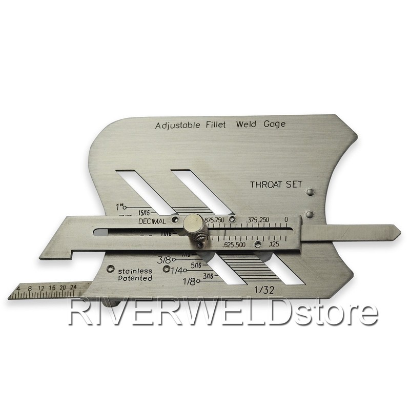 Adjustable Fillet Weld Gauge and Unequal LEG Measurement Feature Weld