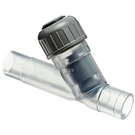 GF Piping Systems - 192304007 PVC Y Check Valve, Wye, EPDM Seat, EPDM Seal, 3/4" Spigot