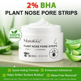 Blackhead Remover Mask 2% BHA Peel Off Kit for Nose and Face Deep Cleansing Nose Pore Strips 30G+60Pcs / 블랙헤드 리무버 마스크 코와 얼굴용 2% BHA 필 오프 키트 딥 클렌징 코 모공 스트립 30G+60Pcs